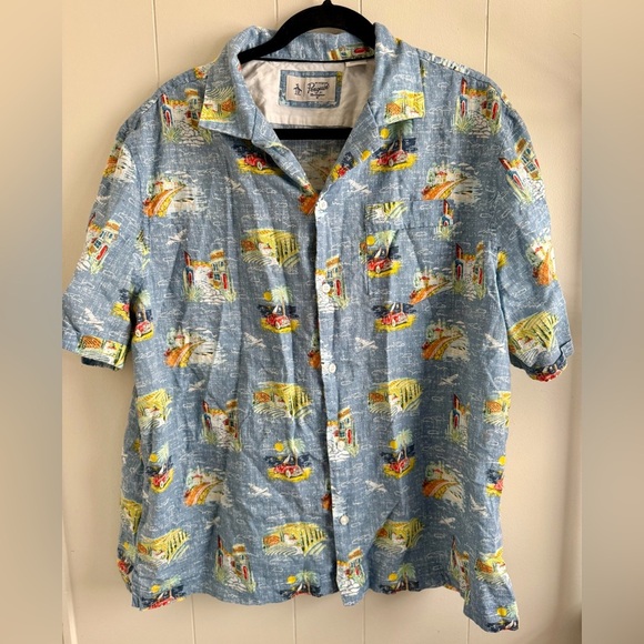Original Penguin Men's Beach Travel Shirt XL - Picture 1 of 10